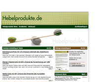 Tablet Screenshot of hebelprodukte.de