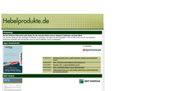 Desktop Screenshot of infoboard.hebelprodukte.de